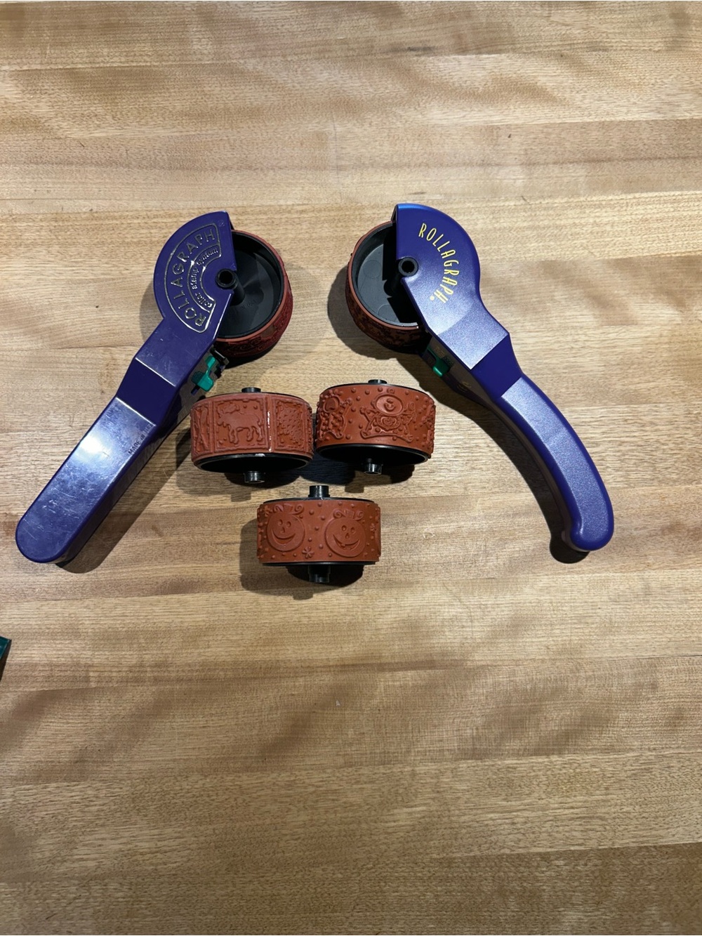 Rollagraph Pattern Stampers with Interchangeable Wheels